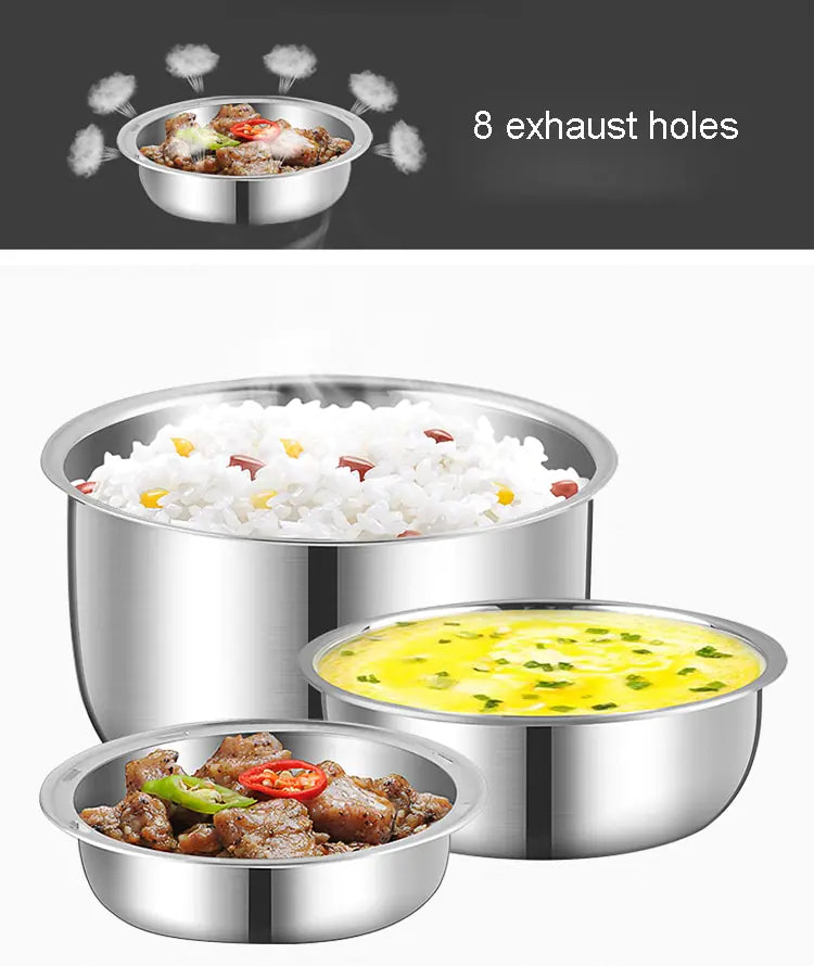 Multi-Function Electric Lunch Box and Mini Food Cooker