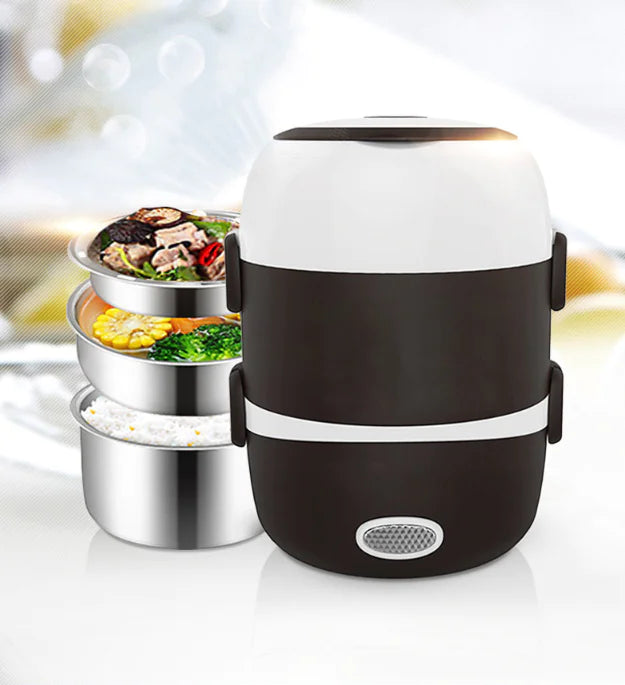 Multi-Function Electric Lunch Box and Mini Food Cooker