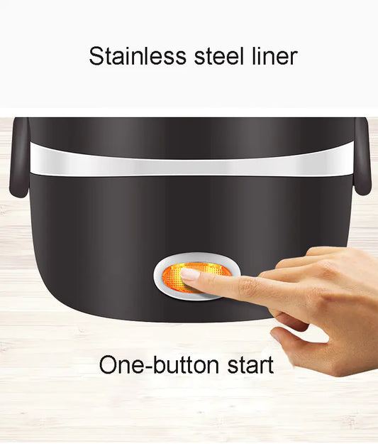 Multi-Function Electric Lunch Box and Mini Food Cooker