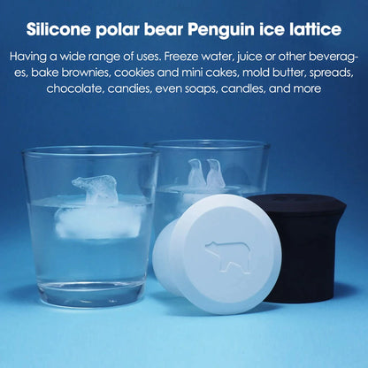 Polar Bear and Penguin Mold Set