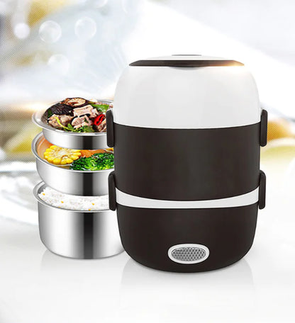 Multi-Function Electric Lunch Box and Mini Food Cooker